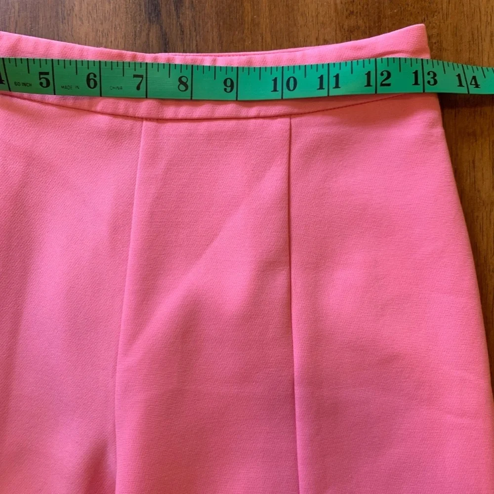Do + Be Pants Women’s Small Barbie Pink flair w/ slit hem in front pants